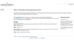 Desktop Screenshot of its.anderson.edu