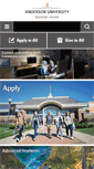 Mobile Screenshot of anderson.edu